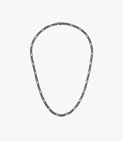 Mens Black Filia Chain Necklace